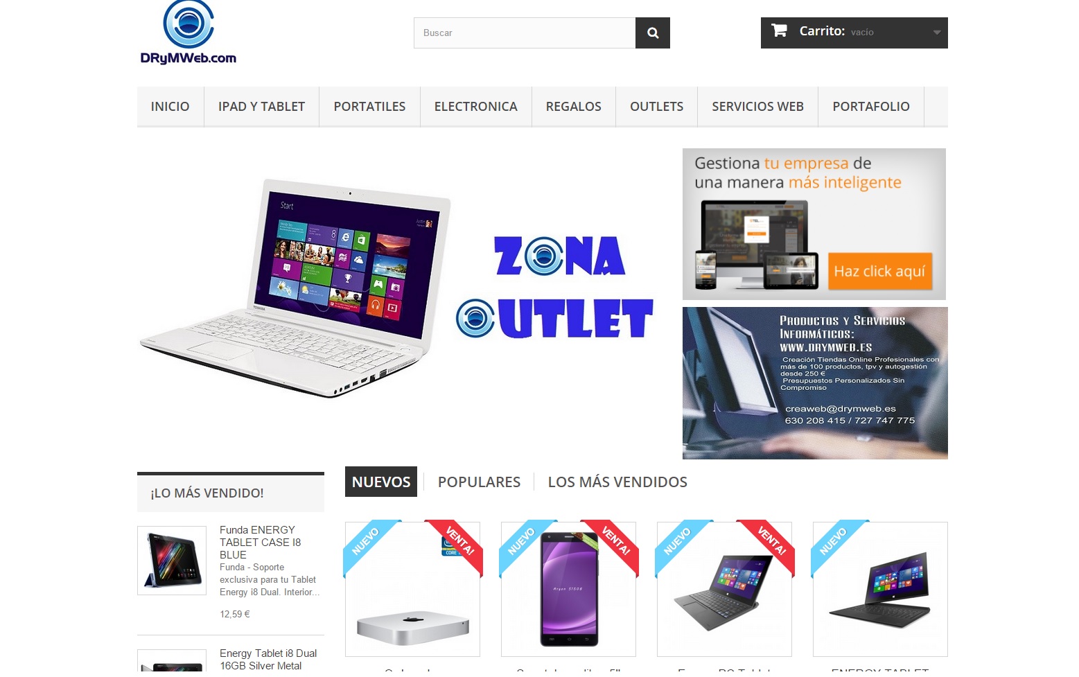 DRyMWeb - Tienda Online Informática , Electrónica y Servicios Web